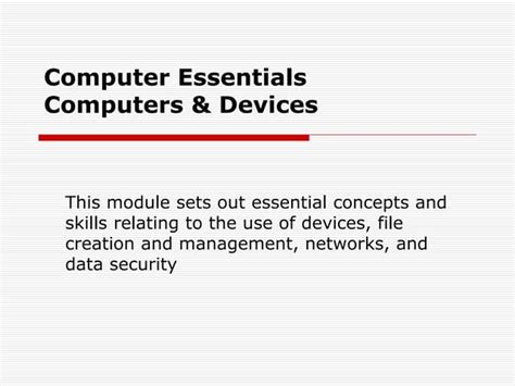 Computer Application Ppt