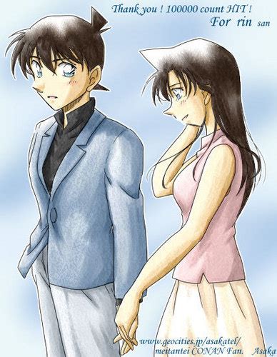 Shinichi X Ran Shinichi And Ran Fan Art Fanpop