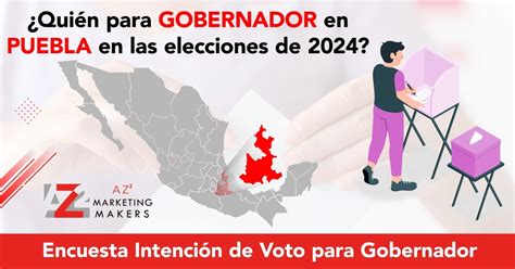 PUEBLA Intención de Voto Rumbo a la Gubernatura 2024 OCTUBRE