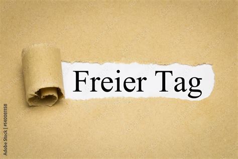 Freier Tag Stock Foto Adobe Stock