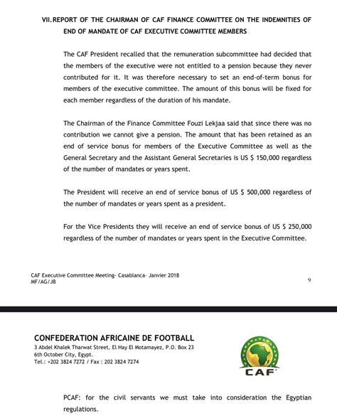 Osasu Obayiuwana On Twitter The CAF Online Executive Committee