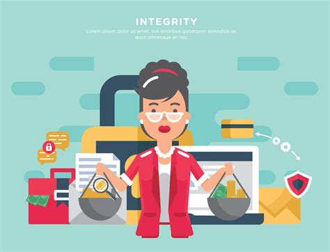 Integrity In Business Vector Vector Art At Vecteezy