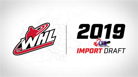 WHL Clubs Select 30 Players From Eight Nations In 2019 CHL Import Draft