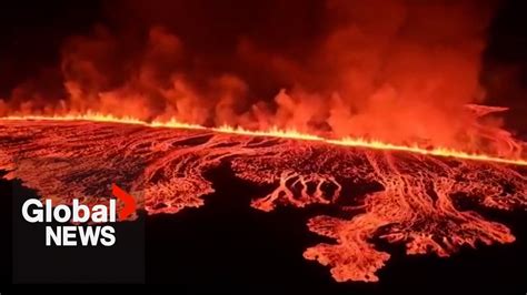 Iceland Volcano Erupts For 4th Time Since December Spewing Lava And Smoke Youtube