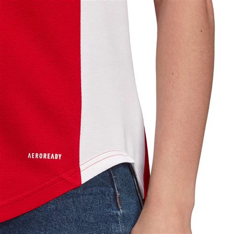 Camiseta Mujer Adidas Arsenal Rojo Blanco Futbolmania