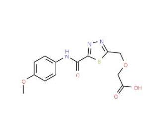 5 4 Methoxyphenyl Amino Carbonyl 1 3 4 Thiadiazol 2 Yl Methoxy