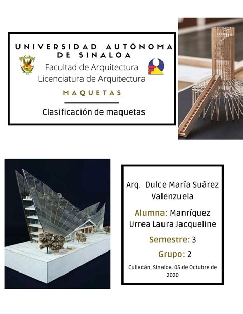 Revista Digital Tipos De Maquetas Y Sus Usos By Manr Quez Urrea Laura