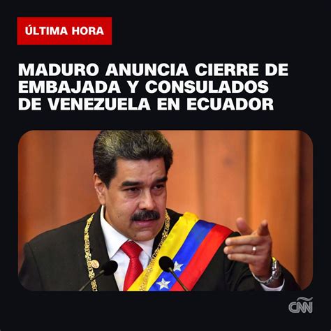 El Presidente De Venezuela Nicolás Maduro Anunció Que Decidió Cerrar