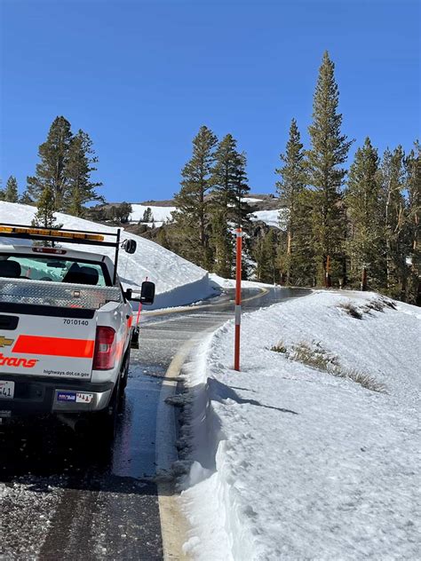 Photos Caltrans Making Great Progress To Open Tioga Sonora And