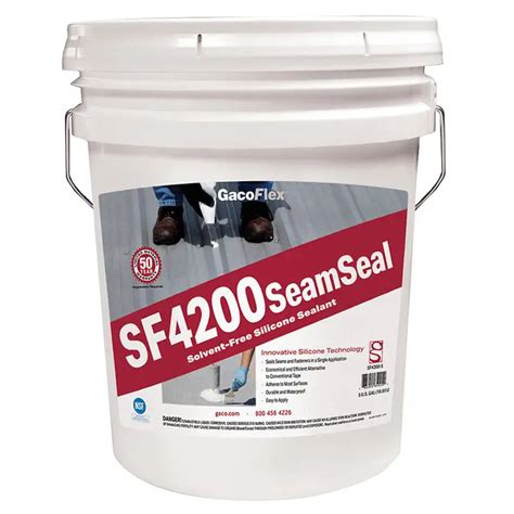 15Pack Of 5 Gal Gaco SF42005 White GacoFlex SeamSeal SolventFree