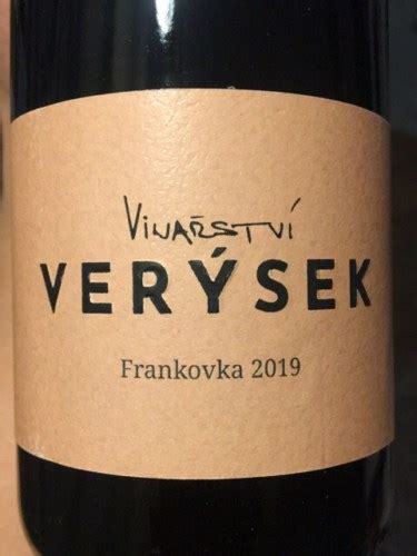 Vinařství Verýsek Frankovka Vivino US