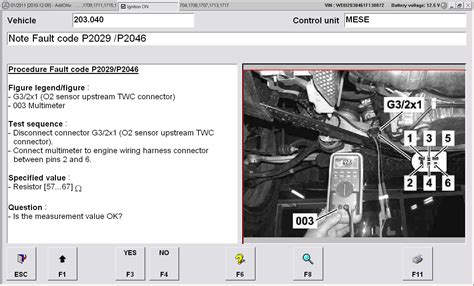 Mercedes C Fault Code