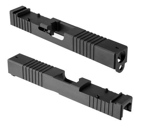 Brownells Front Cut Rmr Slide For Glock 1719 Stainless Nitride 174