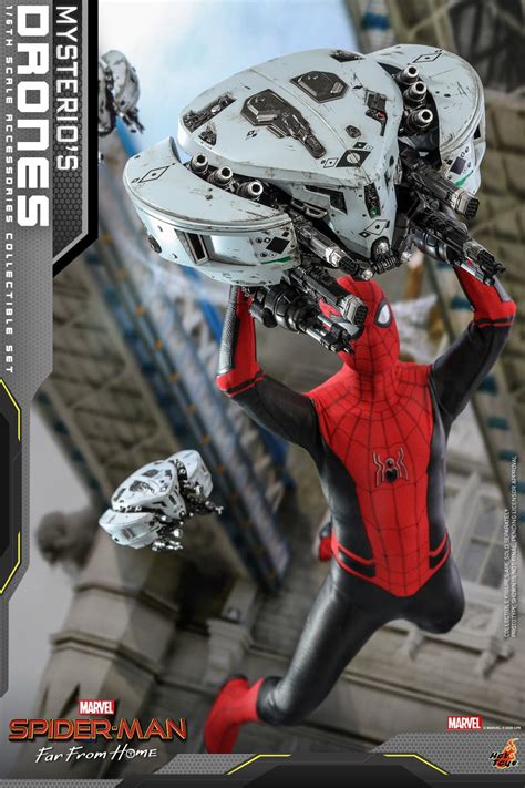 Spider Man Hot Toys Gets Far From Home Mysterios Drones Accessory