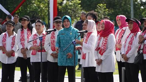 Peringatan Hari Kesatuan Gerak PKK Ke 52 Tahun 2024 4 Maret 2024