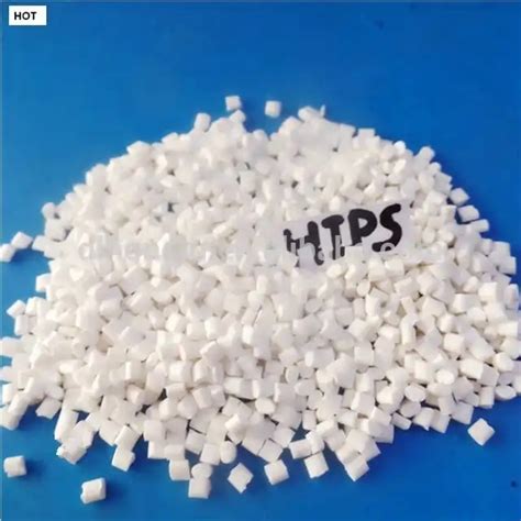 Heat Resistance High Impact Polystyrene White Pellets Raw Materials