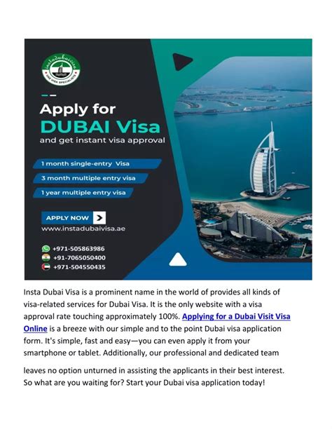 PPT Apply Visa Online From Insta Dubai Visa Instadubaivisa PowerPoint