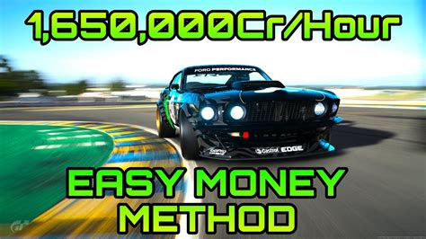 Gran Turismo Easy Money Method Update Cr Hour