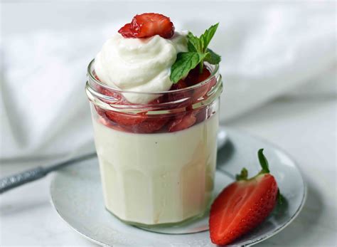 Greek Yogurt Panna Cotta Modern Honey