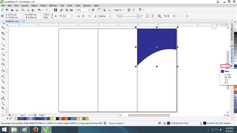 Cara Desain Brosur Dengan Coreldraw X Coretan