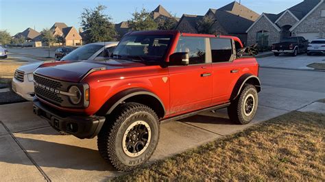 Hot Pepper Red In Various Lighting Conditions Bronco G Ford