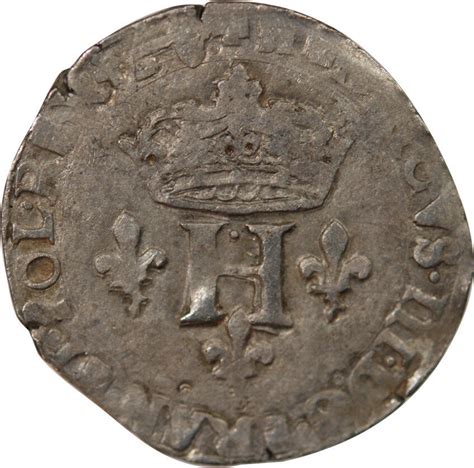 Frankreich Sol Henry Iii Double Sol Parisis Nd Type P Dijon