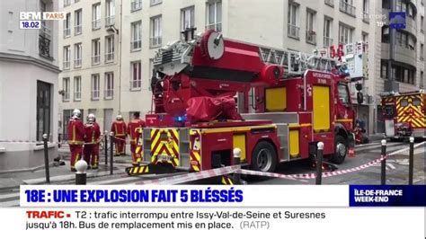 E Une Explosion Paris Fait Cinq Bless S