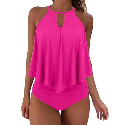 Vbarhmqrt Female Piece Swimsuits For Women Tankini Swimsuits Two