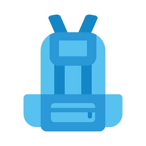 Backpack Flat Icon Vector Art At Vecteezy