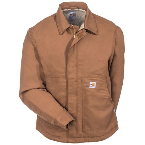 Carhartt Jackets Mens 101624 211 Flame Resistant Canvas Lined