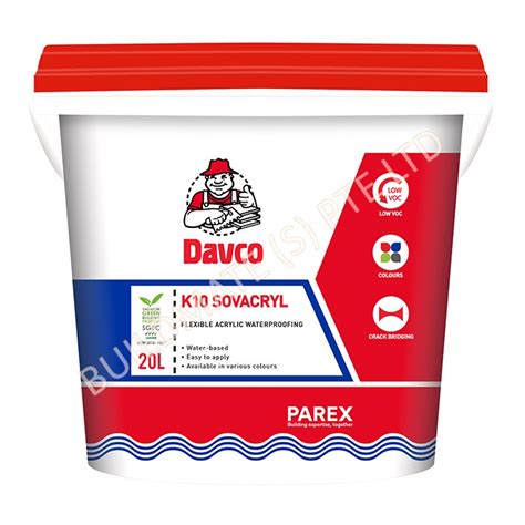 Waterproofing K10 Sovacryl DAVCO Buildmate