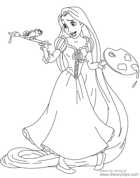 34 Printable Tangled Coloring Pages