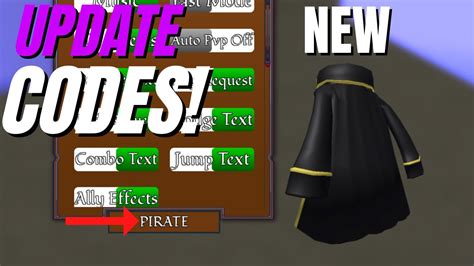 New Update Black Pirate Codes [update 4☀️⚫️] King Legacy Roblox Youtube