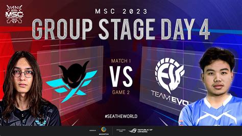 En Msc Group Stage Day Fire Flux Impunity Vs Evo Esport Game