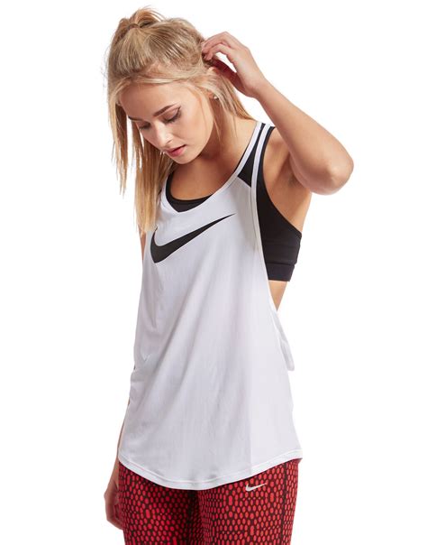 Vit Nike Flow Graphic Training Tank Top Jd Sports Sveirge