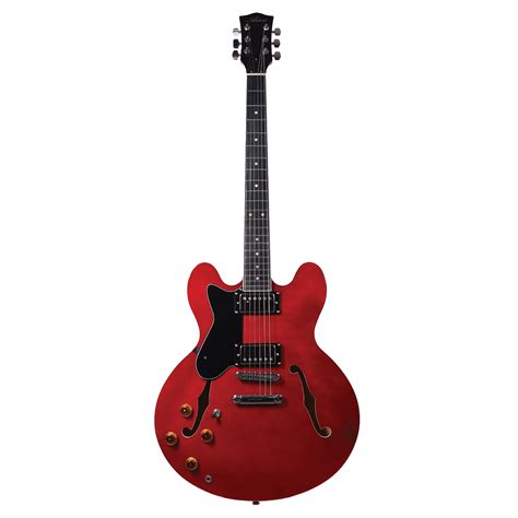 Artist Cherry58l Left Handed Hollow Body Electric Guitar