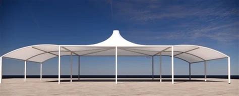 Modular Dome Conical Tensile Fabric Canopies For Outdoor Parking