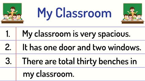 My Classroom Essay 10 Lines My Classroom Essay In English YouTube