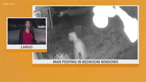 Largo Police Release Video Of Suspected Peeping Tom Caught Looking Into