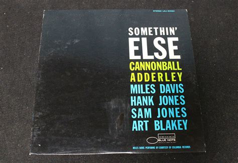 Cannonball Adderley Somethin Else Lp Lnj Blue Note