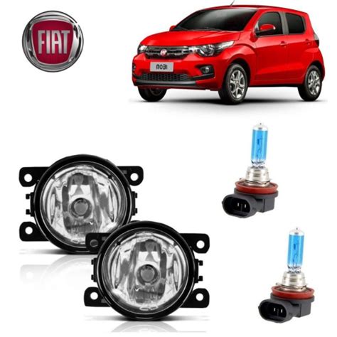 Farol de Milha Fiat Mobi 2019 Super Branca Par em Promoção