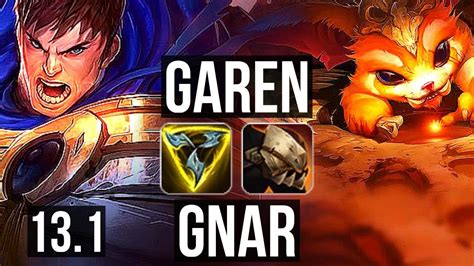 Garen Vs Gnar Top 4 0 7 2 8m Mastery 900 Games Rank 15 Garen