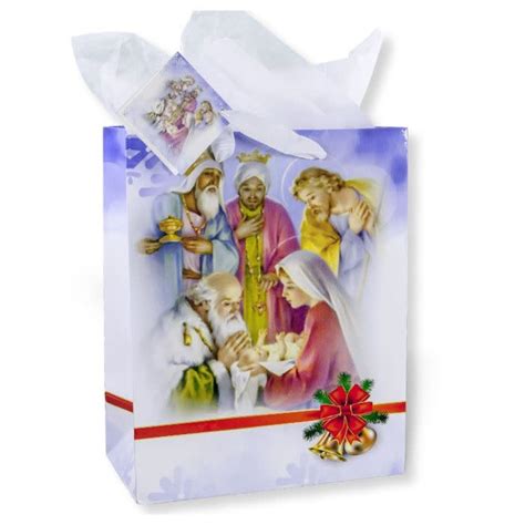 Christmas Large Giftbag Nativity With Kings Reilly S Church Supply