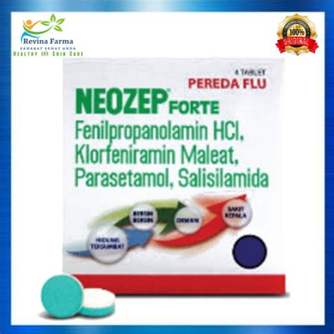 Neozep Forte Strip Isi Tablet Neozep Flu Obat Flu Pilek