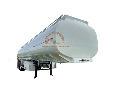 New 3 Axles 40 000liters Oil Tank 50m3 Fuel Tanker Semi Trailer With