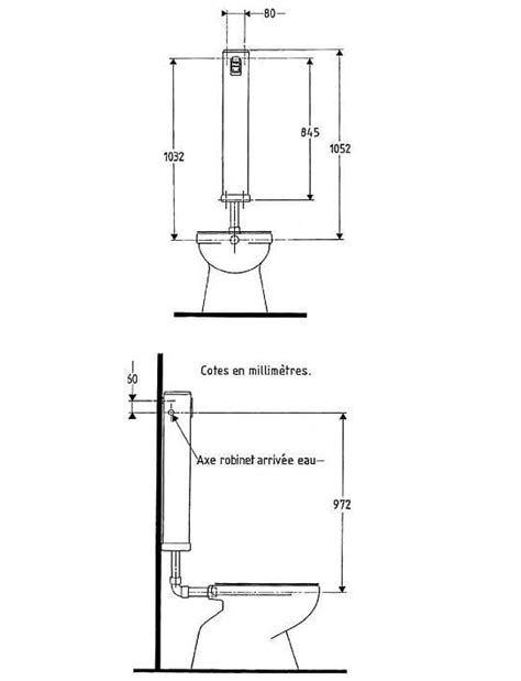 Clara Réservoir Wc 6 9 L Tubchass 2502 000 Bricorama