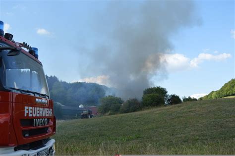 Gro Brand In Gro Almerode Rauchs Ule Weithin Sichtbar Hessennews Tv