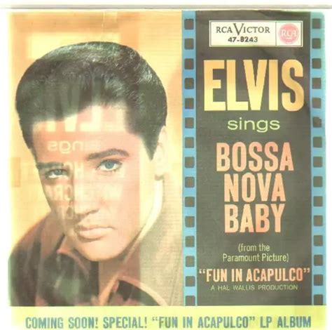 Elvis Presley Bossa Nova Baby Vinyl Records Lp Cd On Cdandlp