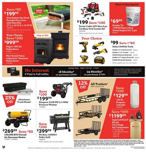 Tractor Supply Company Black Friday 2024 Ad Deals And Hours