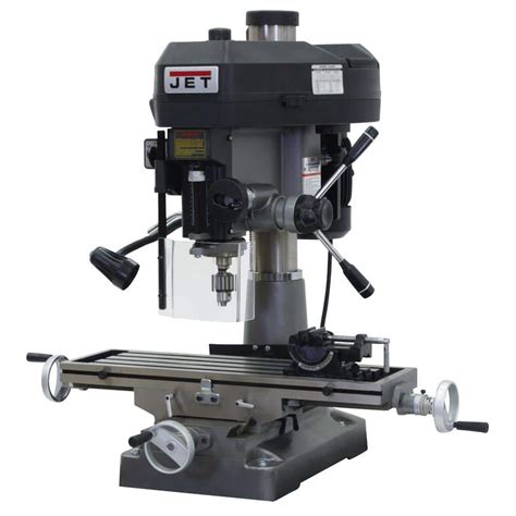 Jet Hp Milling Drilling Machine With R Taper And Worklight Speed